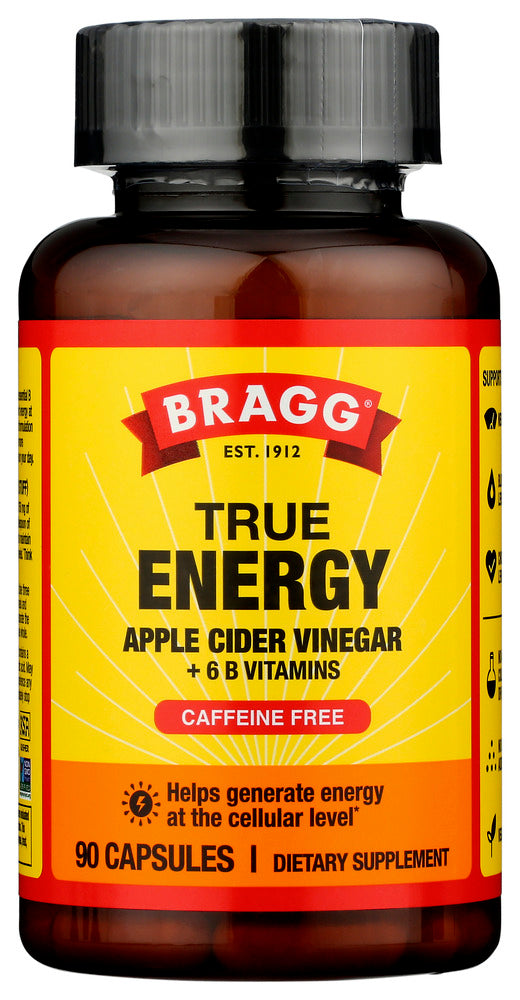BRAGG: True Energy Apple Cider Vinegar Capsule, 90 cp