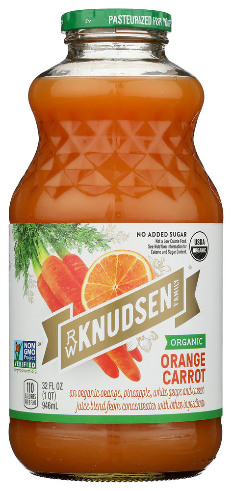 RW KNUDSEN: Organic Orange Carrot Juice, 32 fo