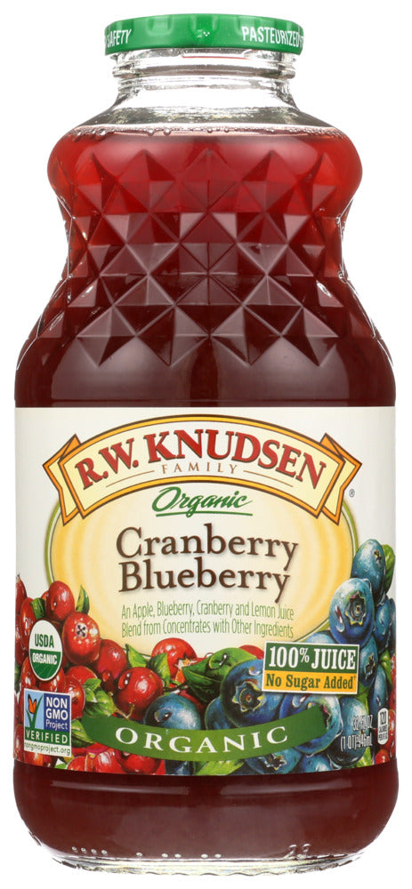 KNUDSEN: Organic Cranberry Blueberry Juice, 32 oz