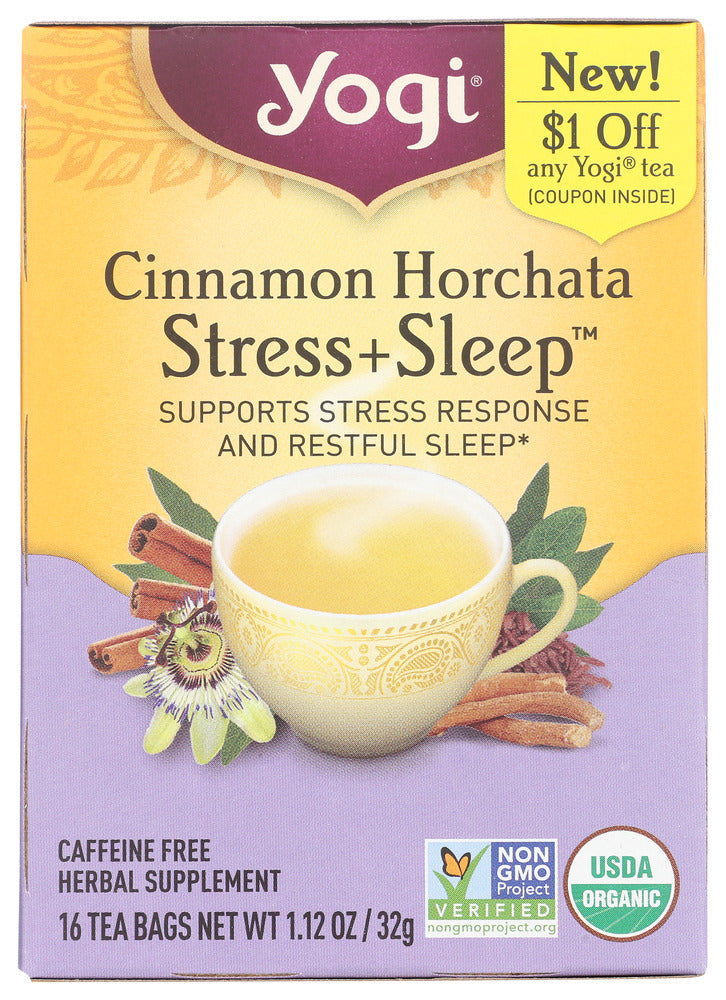 YOGI TEAS : Tea Cinn Hor Strss Sleep, 16 bg