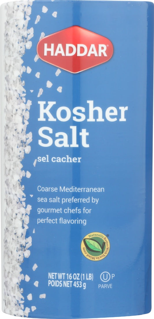 HADDAR: Kosher Salt, 16 oz