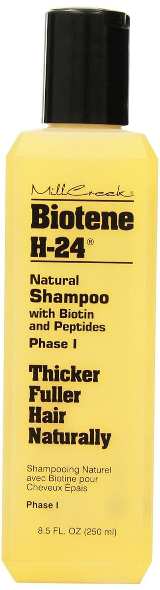 MILL CREEK: Biotene H-24 Natural Shampoo with Biotin and Peptides Phase I, 8.5 oz