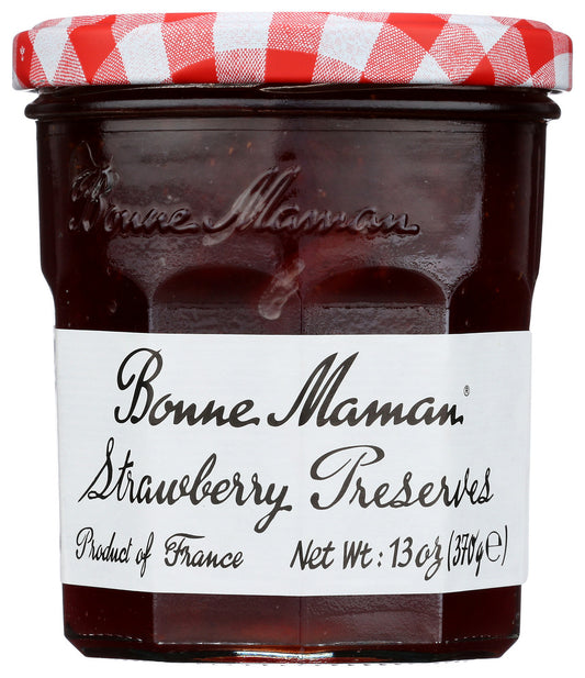 BONNE MAMAN: Strawberry Preserves, 13 oz