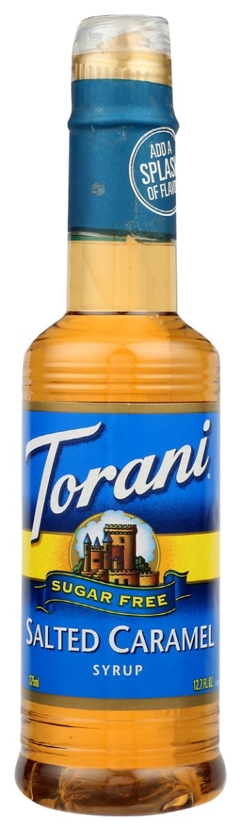 TORANI: Salted Caramel Syrup Sugar Free, 12.7 oz