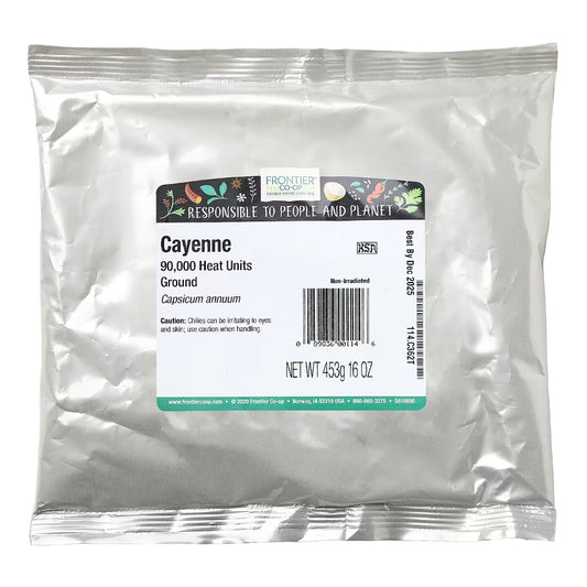 FRONTIER NATURAL PRODUCTS: Organic Cayenne, 16 oz