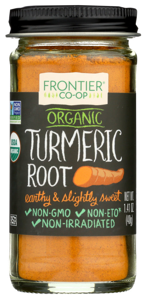 FRONTIER NATURAL PRODUCTS: Organic Ground Turmeric Root, 1.76 oz