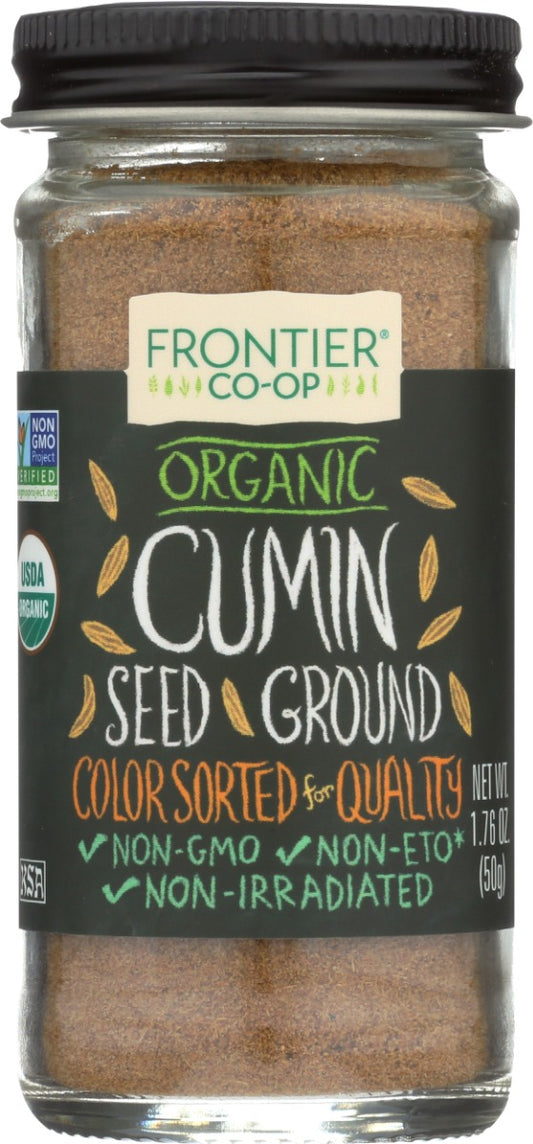 FRONTIER HERB: Cumin Seed Ground Organic, 1.76 oz