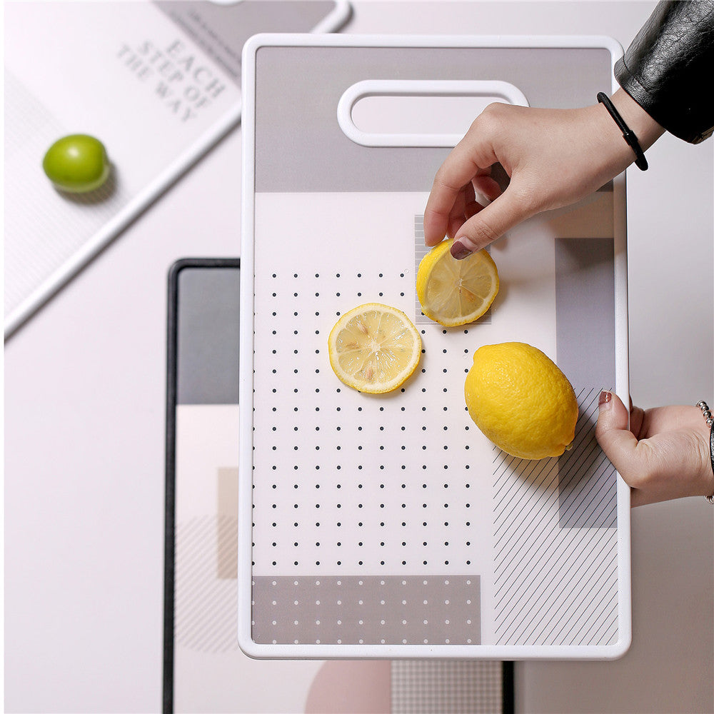 Nordic Style Geometric Color Block Eco-Friendly Cutting Board