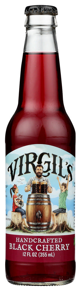 VIRGILS: Soda Blck Chrry Bottle, 12 fo