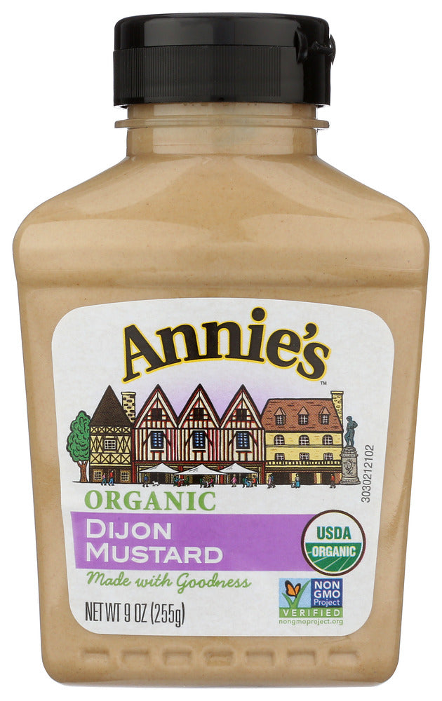 ANNIES NATURALS: Organic Dijon Mustard, 9 oz