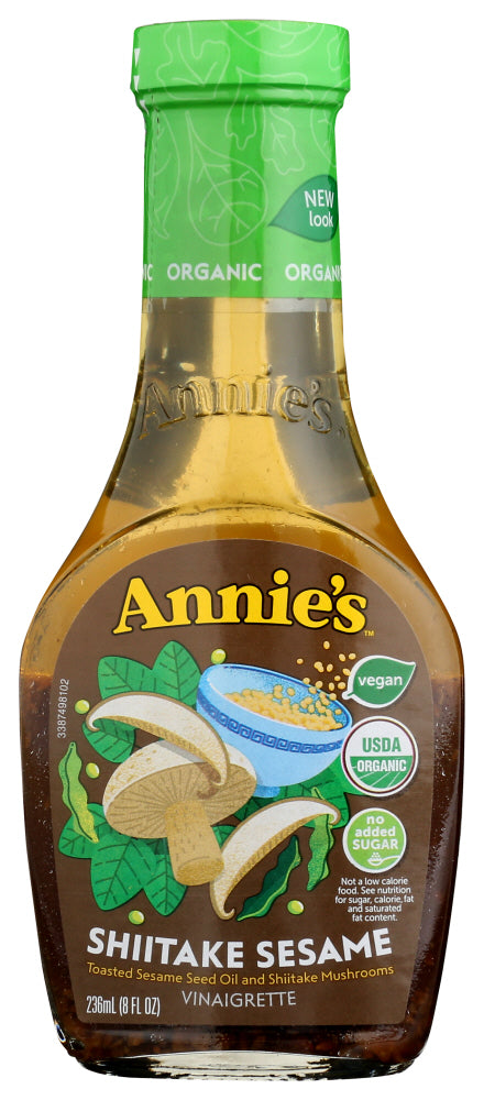ANNIE'S NATURALS: Organic Dressing Shiitake Sesame, 8 oz