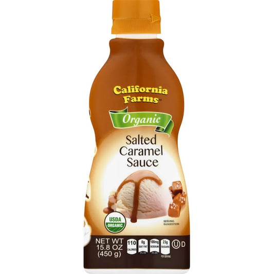 California Farms: Organic Salted Caramel Sauce, 15.8 oz