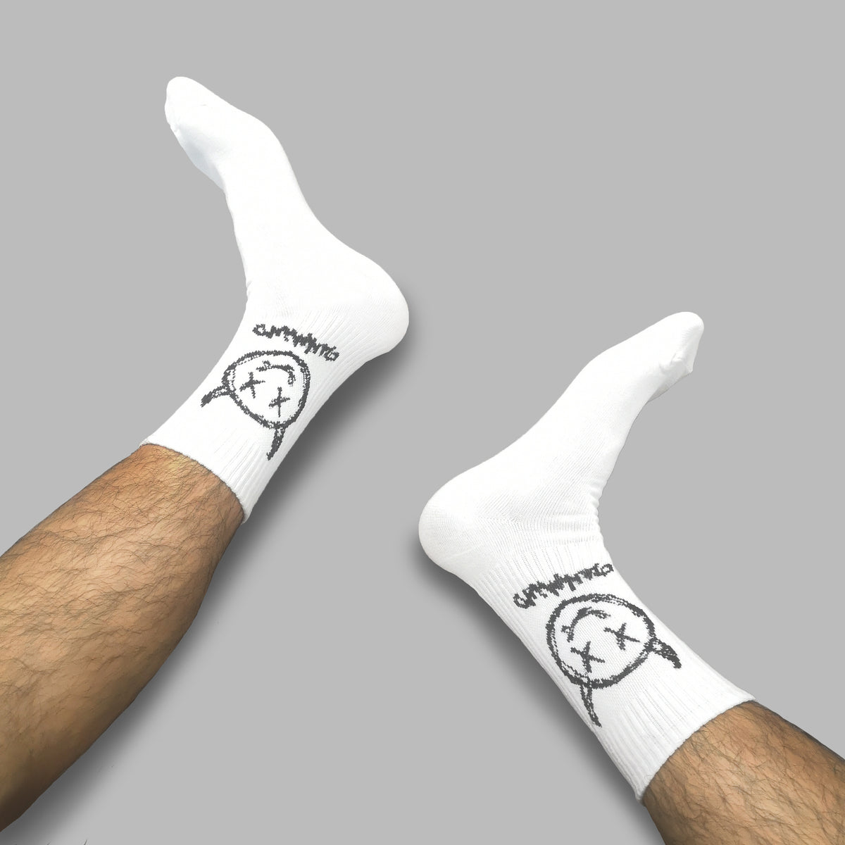 "Broken4 Cartoon Demon High Cotton Sports Socks (2-Pack)"