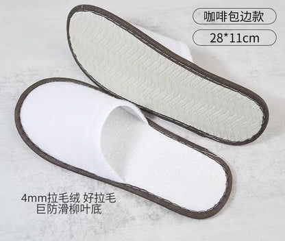 Thick Non-Slip Disposable Slippers for Hotels and Homes