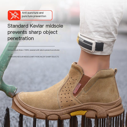 Insulated Cowhide Safety Shoes for Welding and Electrical Work