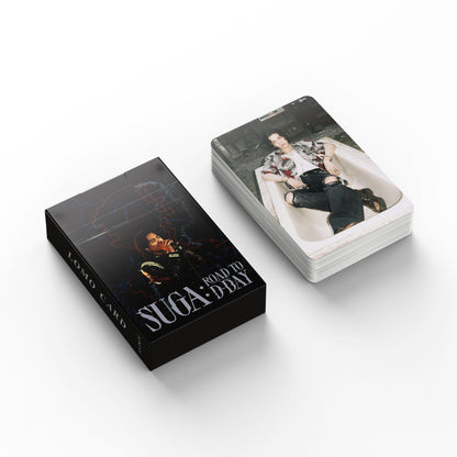 55 Min Yoongi Photo Cards - Road To D-Day LOMO Set