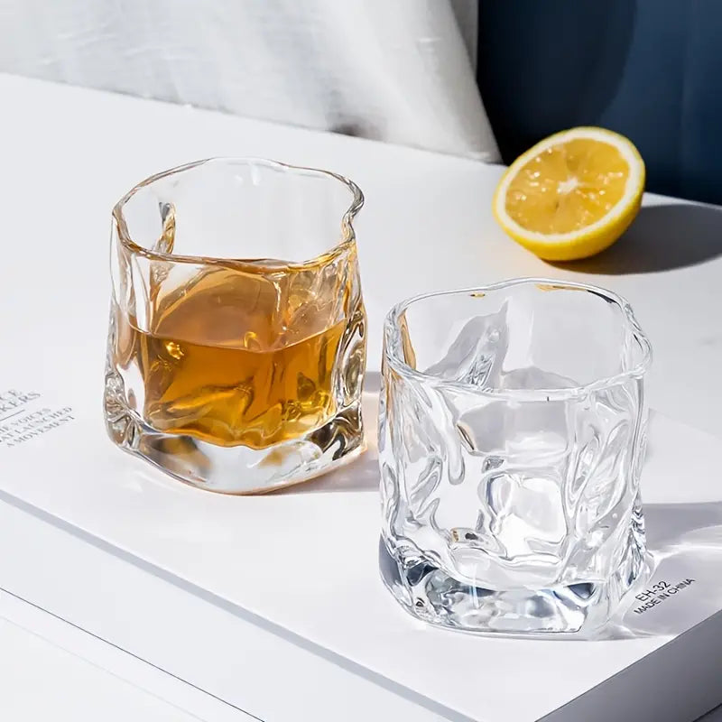 Heat-Resistant Glass Tumbler Set for Beverages (2/4pcs)