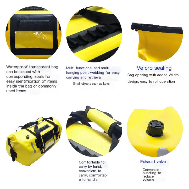 Waterproof PVC Motorcycle Tail Bag for Travel Riding