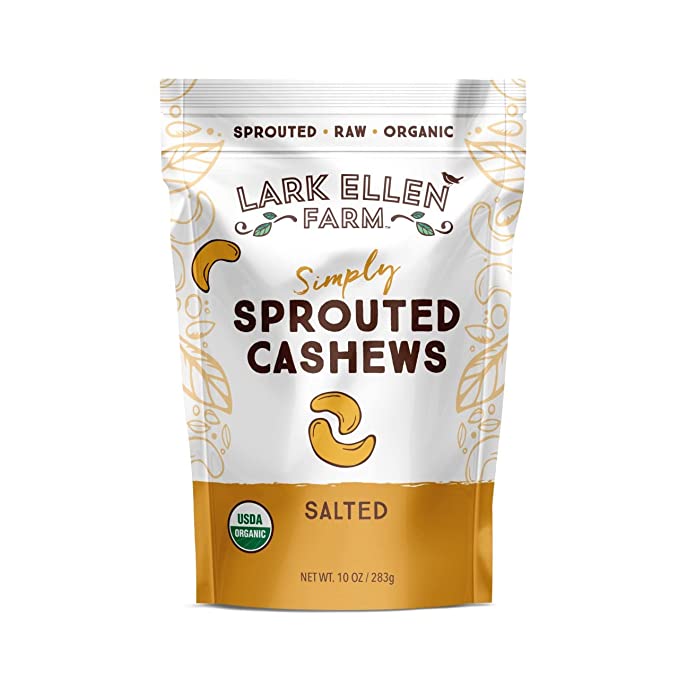 LARK ELLEN FARM: Cashews Sprouted Organic, 10 OZ