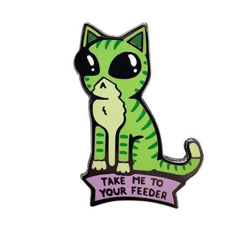 Take Me To Your Feeder Cat Golf Ball Marker