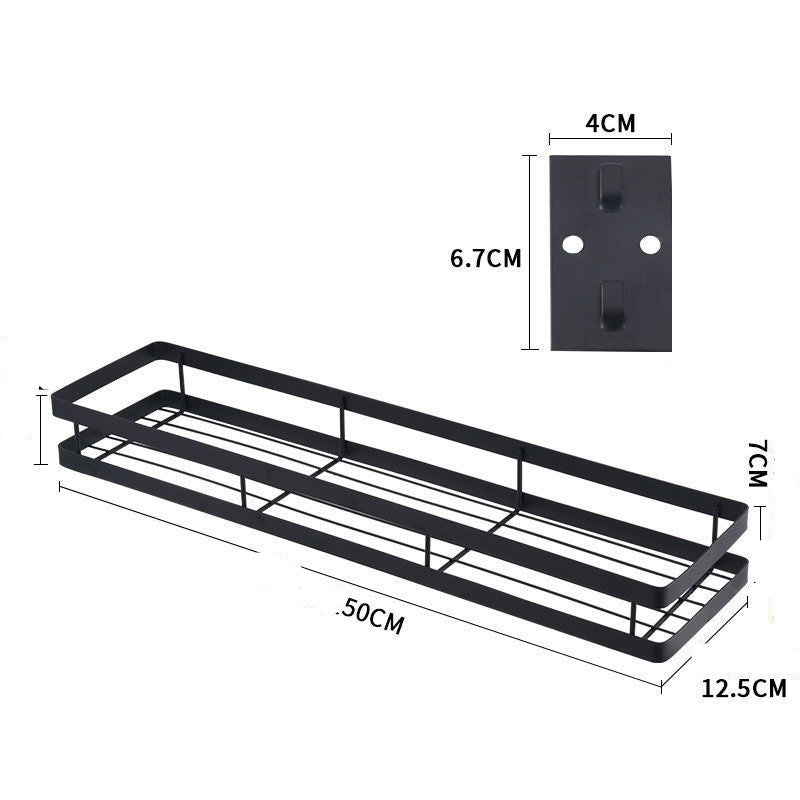 Multifunctional Wall Rack for Spice Storage Organization