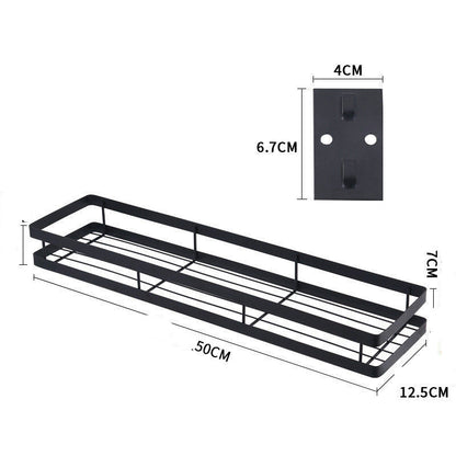 Multifunctional Wall Rack for Spice Storage Organization