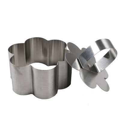 Stainless Steel Cake Mold with Push Plate for Sushi