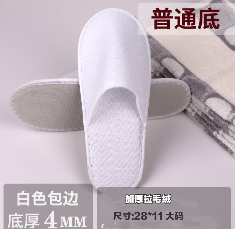 Thick Non-Slip Disposable Slippers for Hotels and Homes