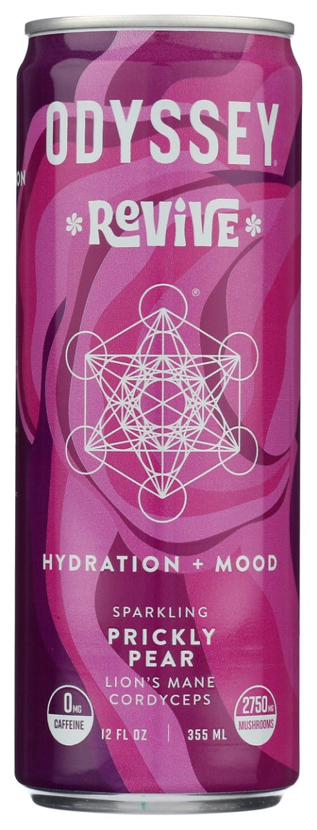 ODYSSEY ELIXIR: Beverage Rvve Prkly Pear, 12 fo