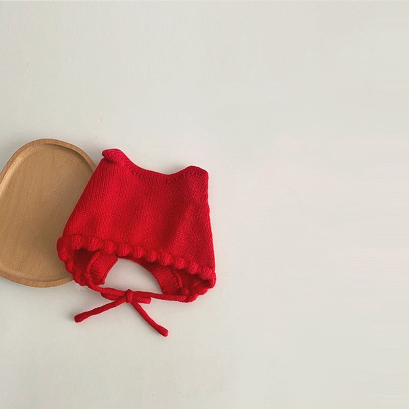 Autumn Baby Knitted Ear Protection Hat