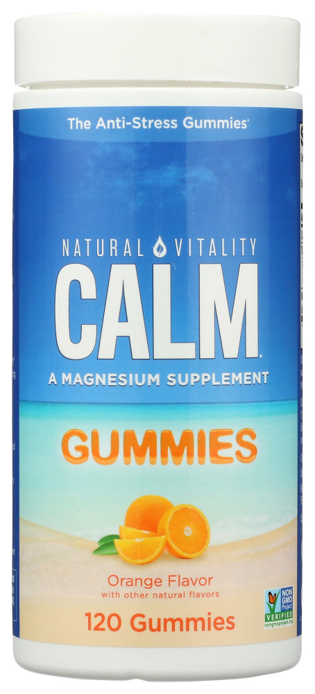 NATURAL VITALITY: Calm Orange Gummies, 120 pc