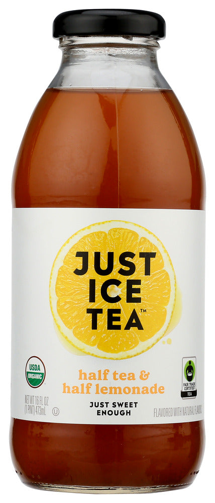 EAT THE CHANGE: Just Ice Tea Half Tea Half Lemonade, 16 fo