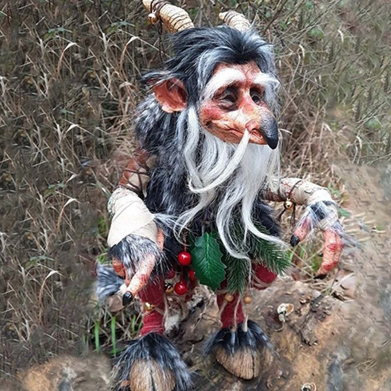 Gothic Vintage Garden Elf Goblin Sculpture for Outdoors