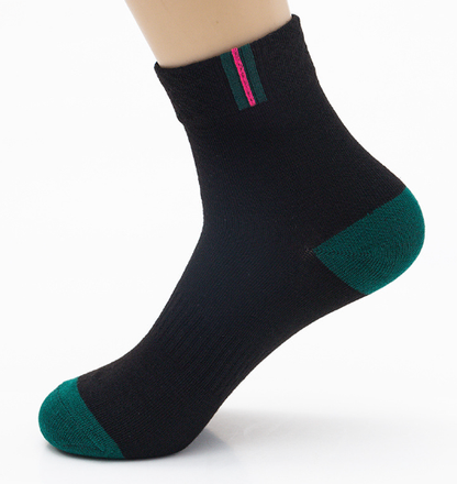 Durable Cotton Sports Deodorant Spring Socks