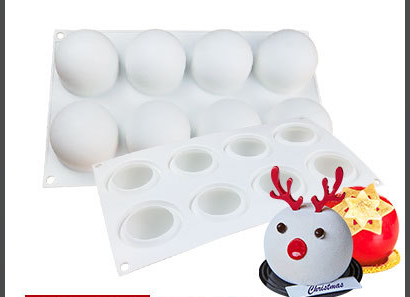 Silicone Mousse Cake Mold for French Desserts and Ice Cream