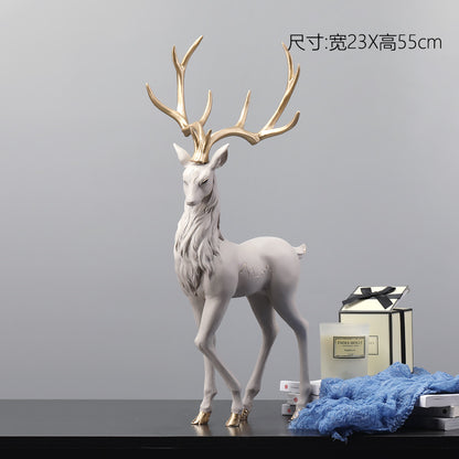 Elegant Deer Figurine for Home Decor and Gifts