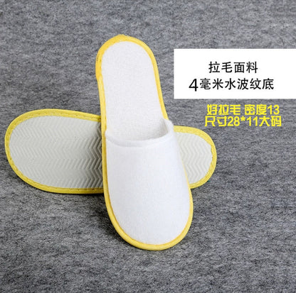Thick Non-Slip Disposable Slippers for Hotels and Homes