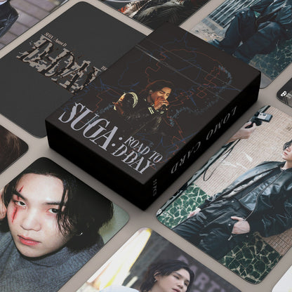 55 Min Yoongi Photo Cards - Road To D-Day LOMO Set