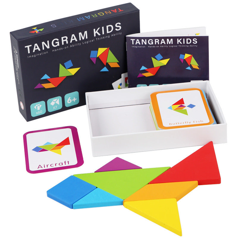 Avant-garde Tangram Puzzle - Creative Geometric Jigsaw
