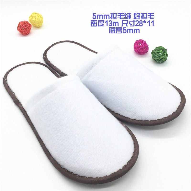 Thick Non-Slip Disposable Slippers for Hotels and Homes