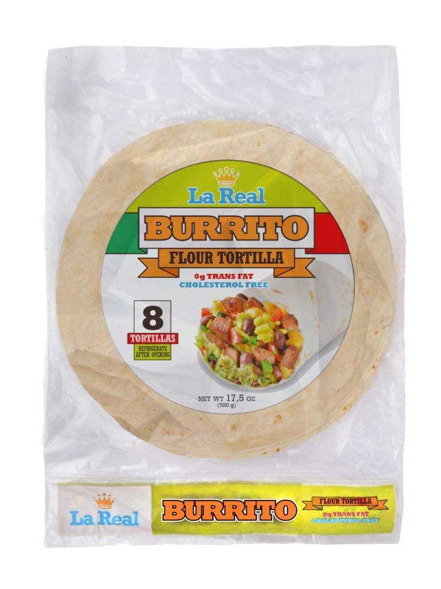 LA REAL: Burrito Flour Tortilla, 17.5 oz