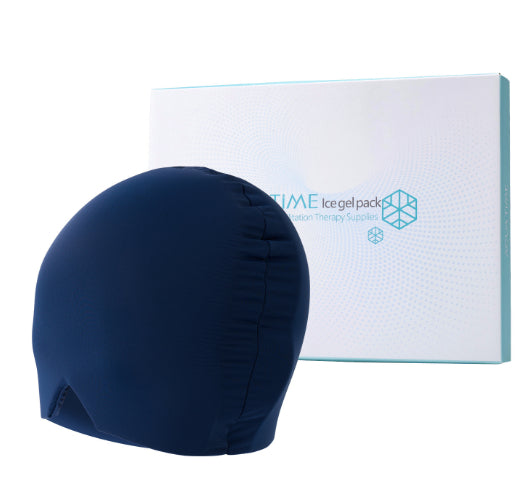 Retractable Ice Gel Cap for Headache Relief