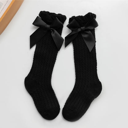 Summer Baby Socks with Bowknot and Mosquito Protection
