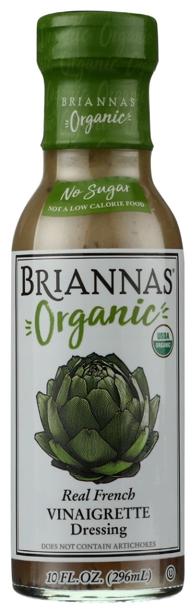 BRIANNAS: Organic Real French Vinaigrette Dressing, 10 oz