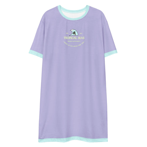 Women's Tropical Seas T-shirt dress