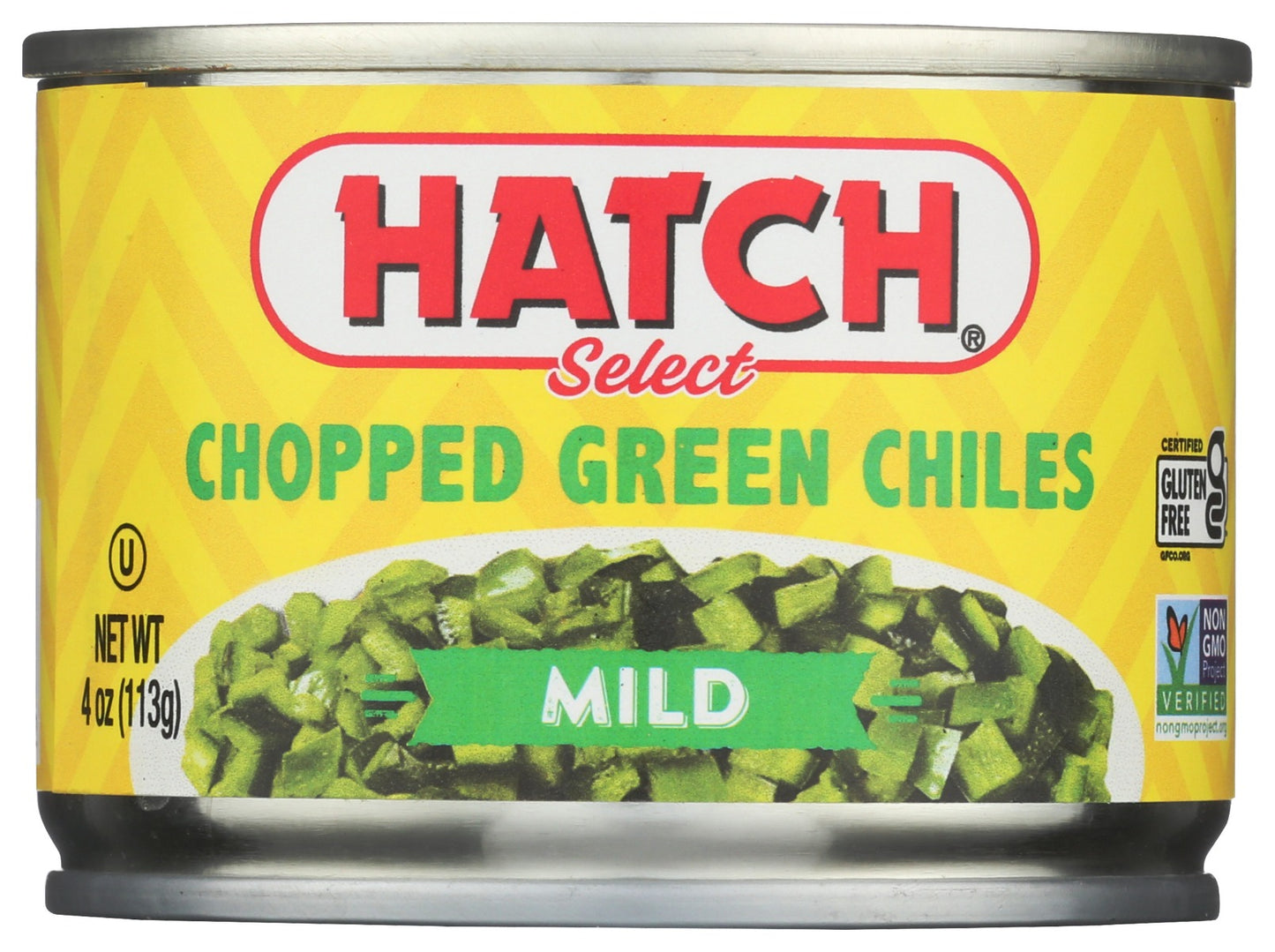 HATCH: Chopped Green Chiles Mild, 4 oz