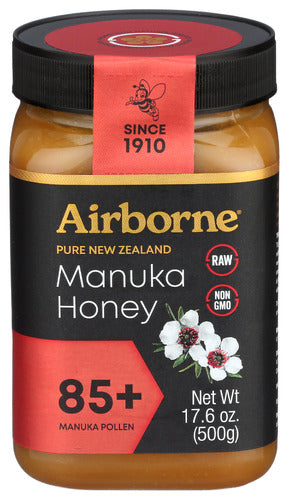 AIRBORNE HONEY: Honey Manuka85 Monoflral, 17.64 oz