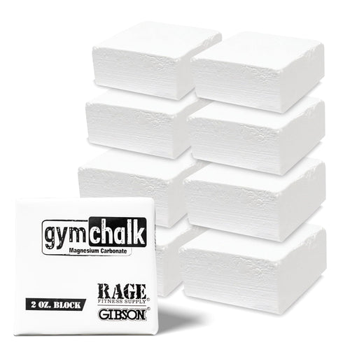 Gibson Gymnastic Powder Chalk Block Premium Taiwan Gymnastics Chalk Blocks Pack of 8 Chalk Blocks Magnesium Carbonate Weightlifting Rock Climbing Powder Chalk 1Lb (8 Blocks x 2oz)
