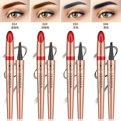 YANQINA Waterproof Liquid Eyebrow Pencil for Brows