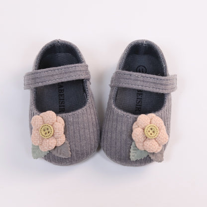 New Floral Soft Sole Baby Princess Shoes for All Seasons
